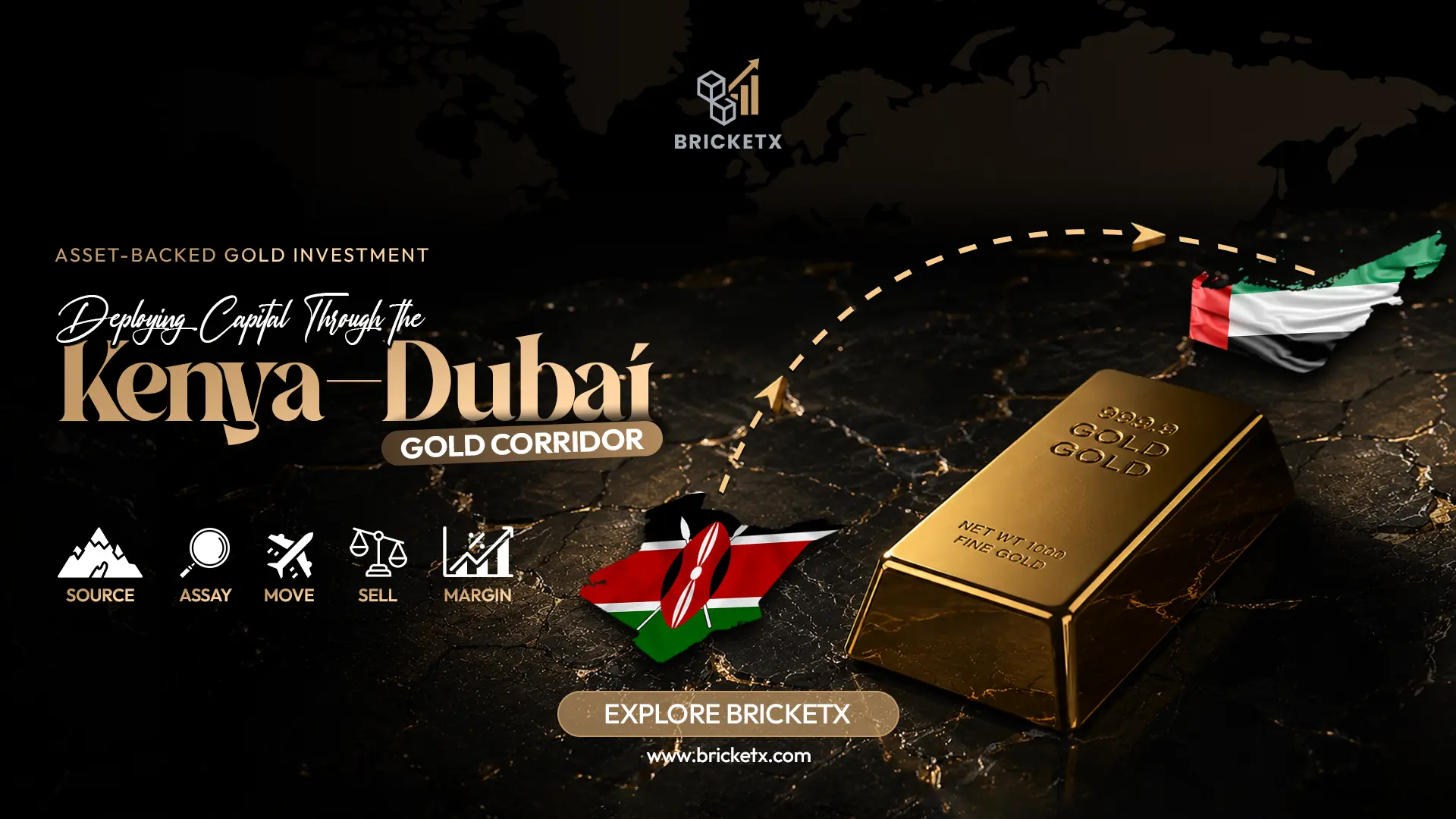Asset-Backed Gold Investment: How BricketX Deploys Capital Through the Kenya–Dubai Gold Corridor